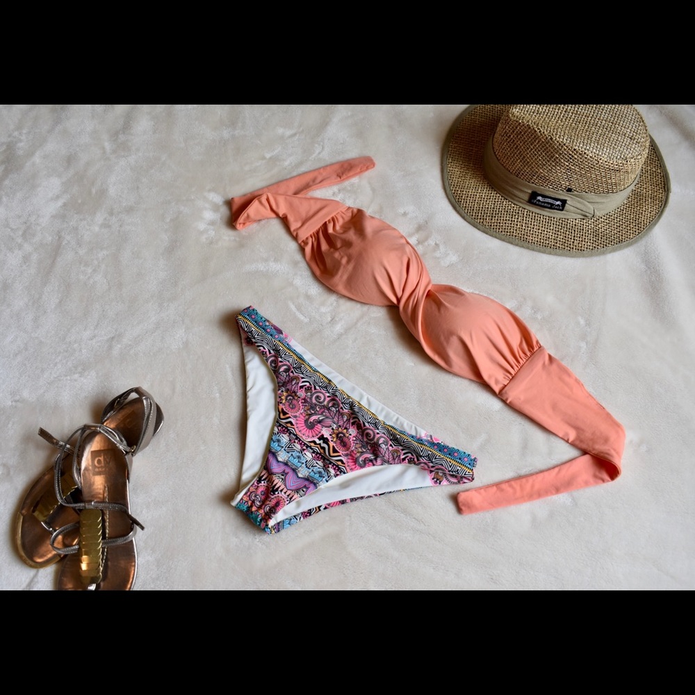 Red Carter Reversible Bikini